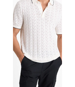 Cotton Sweater Polo